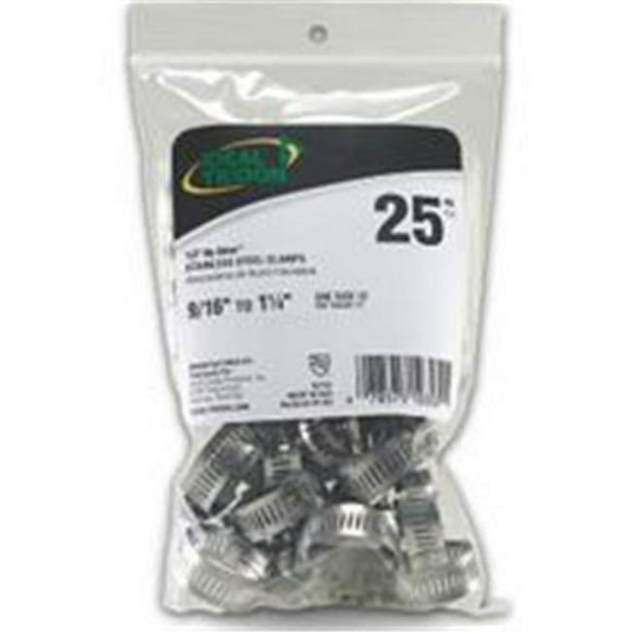 Ideal Tuyau de Serrage Division Nic-Ss 1/2-1-1/4 Po 6712550