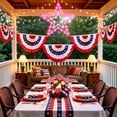 thumbnail image 6 of Floleo Patriotic Star Light 12 Inch, Battery Powered LED Window Star with Timer, Metal Frame Red White Blue Decoration for 4th of July, Porch, Garden, and Independence Day, 6 of 6