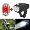Bike Front+Tail Light Set, EEEKit Road Bike Cycling Bicycle Super Bright 5 LEDs Flashing Headlight Front Lamp + 3 LEDs Taillight Back Rear Lights Quick-Release