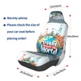 thumbnail image 3 of KLL Travel Around The World Pattern Seat Covers,Universal Fit Sedans,Cars,Vans,SUV,Truck, 3 of 5