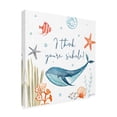 thumbnail image 2 of Trademark Fine Art 'Whale Tale V' Canvas Art by Farida Zaman, 2 of 3