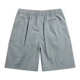 thumbnail image 5 of ibiyuan Sweatshorts Mens Gym Shorts Chinos Short Mens Board Shorts Elastic Waistband Drawstring Workout Shorts Breathable Straight-Fit Summer Shorts Mens Casual Beach Shorts, 5 of 6