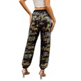 thumbnail image 5 of Wyobmus Women's Cinch Bottom Sweatpants Casual Elastic Waist Sequin Jogger Pants B-Camouflage, 5 of 9