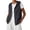 L0125 Dark Gray, variant on Women Sleeveless Hooded Zip Up Casual Sweatshirt Waistcoat With Pockets Outwear Jacket