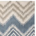 thumbnail image 4 of SAFAVIEH Capri Robynne Geometric Chevron Wool Area Rug, Blue/Ivory, 8' x 10', 4 of 6