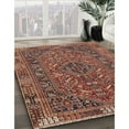 thumbnail image 3 of Ahgly Company Machine Washable Indoor Rectangle Traditional Saffron Red Area Rugs, 4' x 6', 3 of 7