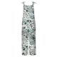 thumbnail image 5 of ICHUANYI Clearance Women Ladies Printed Summer Sleeveless Backless Loose Long Playsuits Rompers Jumpsuit(Army Green, XL) ICHUANYI WER2023080815201, 5 of 5