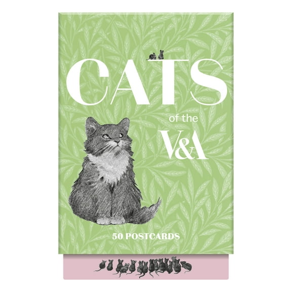 Cats of the V&a: 50 Postcards, (Hardcover)