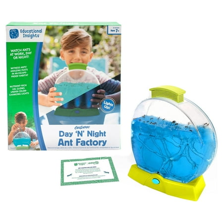 UPC: 0086002051448 | Educational Insights Day N Night Ant Factory Ant Farm Habitat Science Toy Ages 7+