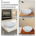 thumbnail image 3 of LOLIPPYY 1Pcs White Enamel Basin Vintage Style For Home Decor And Kitchen Tasks 14.2X14.2X4.3in, 3 of 8
