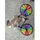 thumbnail image 2 of Hilanderos de viento de bicicleta creativos, poste de pie, decoración de jardín, 2 of 7