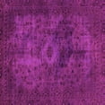 thumbnail image 1 of Ahgly Company Indoor Square Abstract Pink Modern Area Rugs, 5' Square, 1 of 4