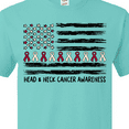 thumbnail image 4 of Inktastic Head and Neck Cancer Awareness- Flag and Ribbon T-Shirt, 4 of 5