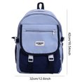 thumbnail image 2 of Mochila universitaria unisex Mochila estética de gran capacidad Bolsas diarias para niños y niñas, 2 of 9