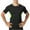 Green, variant on Men Compression Shirts Short Sleeve Athletic Workout T Shirts Cool Quick Drying Sports Undershirts Gym Tops