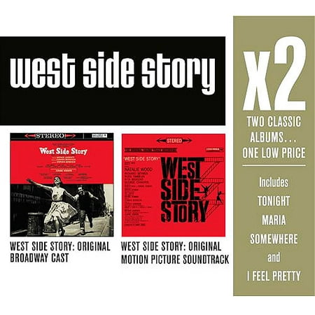West Side Story: Original Broadway Cast Soundtrack and West Side Story: Original Motion Picture Soundtrack (CD)