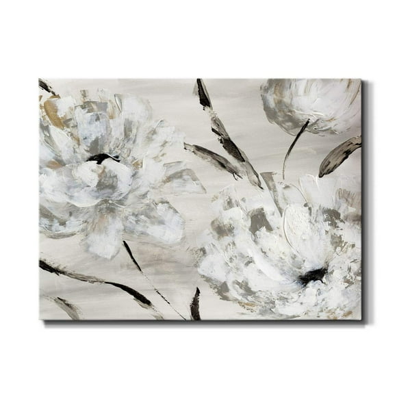 Renditions Gallery Nature Canvas Wall Art Home Decorations Paintings Misty Winter Blooms Canvas Abstract Framed Art Prints for Bedroom Dining Living Room Office Home Kitchen Wall Hanging - 24"x36"