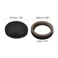 thumbnail image 2 of Furniture Sliders, 20 Pack 1" - Formed Felt Round Sliding Pads, Chair Glides for Carpeted Hardwood Floors (Black), 2 of 6