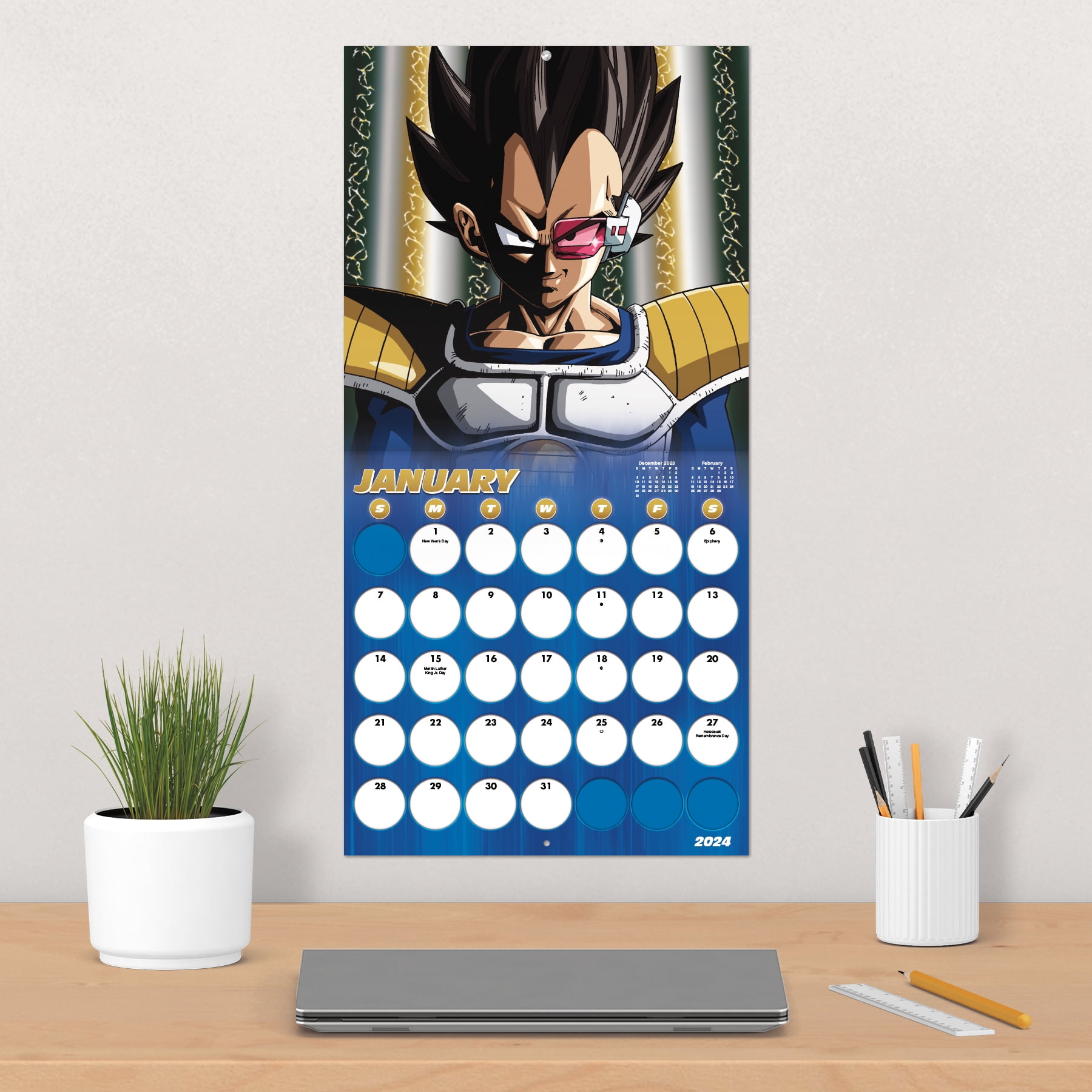 DRAGON BALL Z - CALENDRIER OFFICIEL 2024