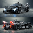 thumbnail image 4 of Boxed 1:32 Apollo, Lamborghini, Bugatti, Bentley, Alloy Sports Car Model, Multi-door Collection Ornaments-Week, 4 of 4