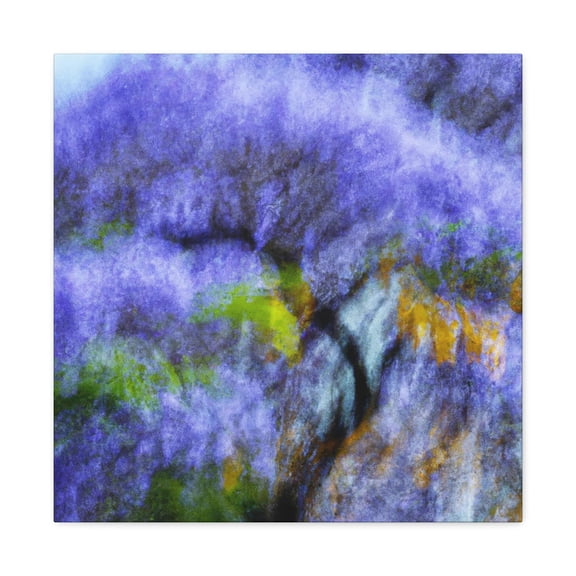 Jacaranda Tree Abstraction - Canvas