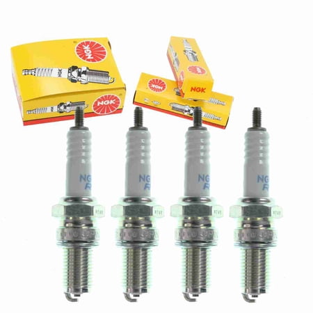 4 pc NGK 1299 Standard Spark Plugs for 09482-00371 09482-00391 4119 4120 4170 4194 X31ES-U X31ES-ZU X31ESRU X31ETR Ignition Wire Secondary