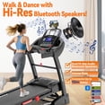 thumbnail image 6 of Famistar 5.1HP Folding Treadmill for Home with 20% Auto Incline, 300-400 LB Capacity, Portable Foldable Treadmill, FREE APP Control, Adjustable Tablet Holder,12MPH Speed,71 Programs,Knee Straps Gift, 6 of 13
