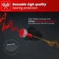 thumbnail image 4 of Tapones para los oídos Alpine Formula 1, protección auditiva reutilizable, 22 dB, 4 of 5