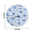 thumbnail image 3 of HLONK Lot de 10 - Assiettes de Charge en Carton Rose Doré/rose de 13” Jetables, Plateau de Service Rond avec Rebords Festonnés - 1100 G/m2 pour Réceptions de Mariage, Banquets, Événements Traités, 3 of 11