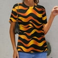 thumbnail image 6 of Animal Print Patterns T Shirts Basic T-Shirt Short Sleeve Ladies Tee Shirt Summer Graphic Clothing, 6 of 6