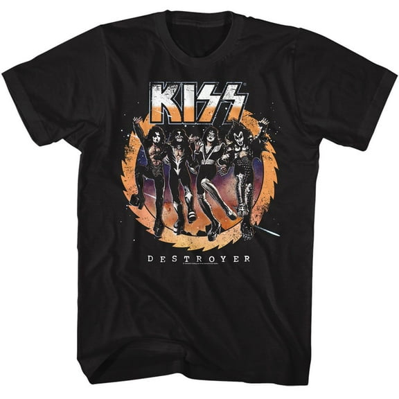 Kiss Destroyer Album Black Adult T-Shirt 2Xl