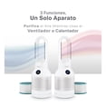 thumbnail image 2 of Ventilador Calentador Purificador 3 En 1 67cm Esquimal Color Blanco, 2 of 8