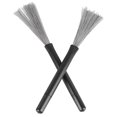 thumbnail image 1 of Bâtons de Tambour Télescopiques, Ensemble de Brosse à Tambour en Fil de Fer 2PCS Poignée en Caoutchouc Léger Longueur Réglable pour Instruments à Percussion, 1 of 8