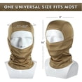 thumbnail image 4 of HESHENG Military Camo Face Mask Bandana Balaclava Hood Headwear for Men Women Tactical Training Cycling Ski Wind-Resistant Hunting, 4 of 6