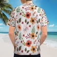 thumbnail image 6 of High Quality Hawaiian Shirts for Men Short Sleeve Aloha Beach Shirt Floral Summer Casual Button Down Shirts Blouses YBEHF7, 6 of 7