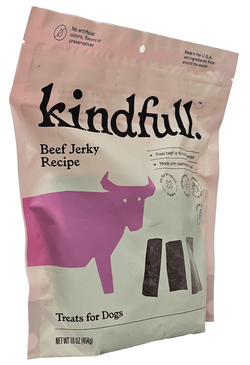 Kindfull Beef Jerky Dog Treats 16oz