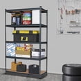 thumbnail image 6 of Zimtown 5-Shelf Steel Shelving Garage Storage Rack Organizer Gray, 43"W x 17.7"D x 70.8"H, 6 of 6