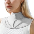 thumbnail image 1 of Protector solar de seda de hielo, protección para el cuello, chal para sombrilla para exteriores para mujer, toalla protectora solar ligera y transpirable, 1 of 5