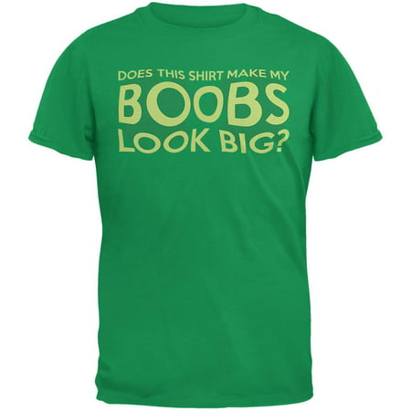 St. Patricks Day Big Irish Boobs Funny Irish Green Adult