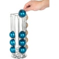 thumbnail image 5 of MyGift 20 Capsule Chrome-Plated Rotating Coffee Pod Dispenser Holder, 5 of 6
