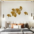thumbnail image 4 of NAMZI 2pcs Metal Wall Art Decor for Living Room, Home Decor Living Room Wall Decor, Silhouette Wall Art(Golden), 4 of 5