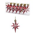thumbnail image 3 of Cadancy Christmas Ornaments Tree Hanging Stars Baubles Holiday Decoration Shatterproof Balls Pendant Festive Party Supplies Seasonal Home Indoor Mantel Fireplace Window Decor, 3 of 7