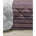thumbnail image 3 of Abstract Down Alternative Comforter, Modern Stripes and Checkered Squares of Different Sizes Composition, Microfiber Quilt for All Season, 5 Sizes, Cream Pale Grey Black, by Ambesonne, 3 of 3