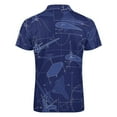 thumbnail image 5 of Aerodynamics Men Zipper T-shirt Summer Casual Short Sleeve T-shirt Top, 5 of 7