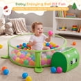 thumbnail image 4 of Babyeap Baby Play Gym Mat,Baby Play Activity Mat with 5 Detachable Toys and 30Ocean Ball,Newborn Infant Baby Essentials Gift,Green, 4 of 7