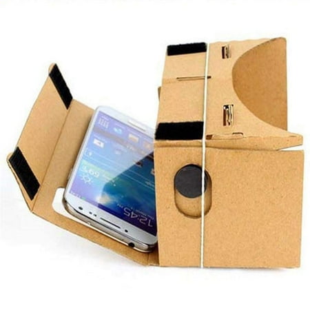 Ulter Clear DIY Cardboard 3D VR Virtual Reality Glasses For Smartphone