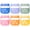 Pastel Cream, variant on Mrsdry 16 oz Glass Mason Jars with Silicone Sleeves, Airtight BPA-Free Overnight Oats Containers with Lids, Dishwasher Safe Leak-Proof Meal Prep Jars for Chia Pudding, Yogurt, Snacks