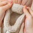 thumbnail image 4 of KANG Fleece Lined Slippers Indoor Outdoor Soft Sole Shoes For Winter Warmth Comfort, 4 of 4