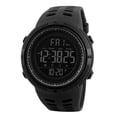thumbnail image 4 of Reloj Deportivo LED Digital para Hombre, Multifunción 12H / 24H Hora Cronómetro con de Hora Dual Retroiluminación EL 164FT 50M Resistente Al Ag - Negro Soledad reloj deportivo digital, 4 of 10