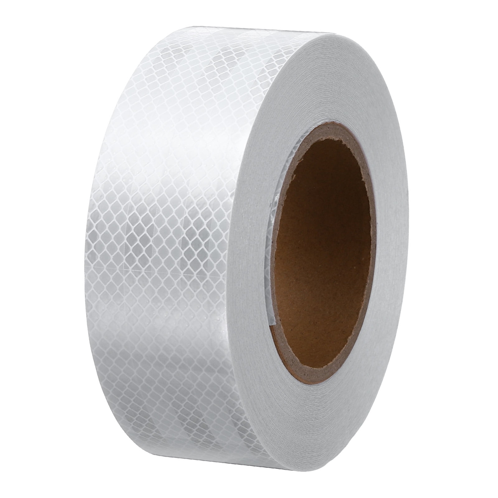 Uxcell Reflective Tape, (2 Inch x 82 Feet,White), Warning Safety Tape High Viscosity Safety Reflective Tape Outdoor Waterproof, Suit for Bike/Trailers/Cars Ships